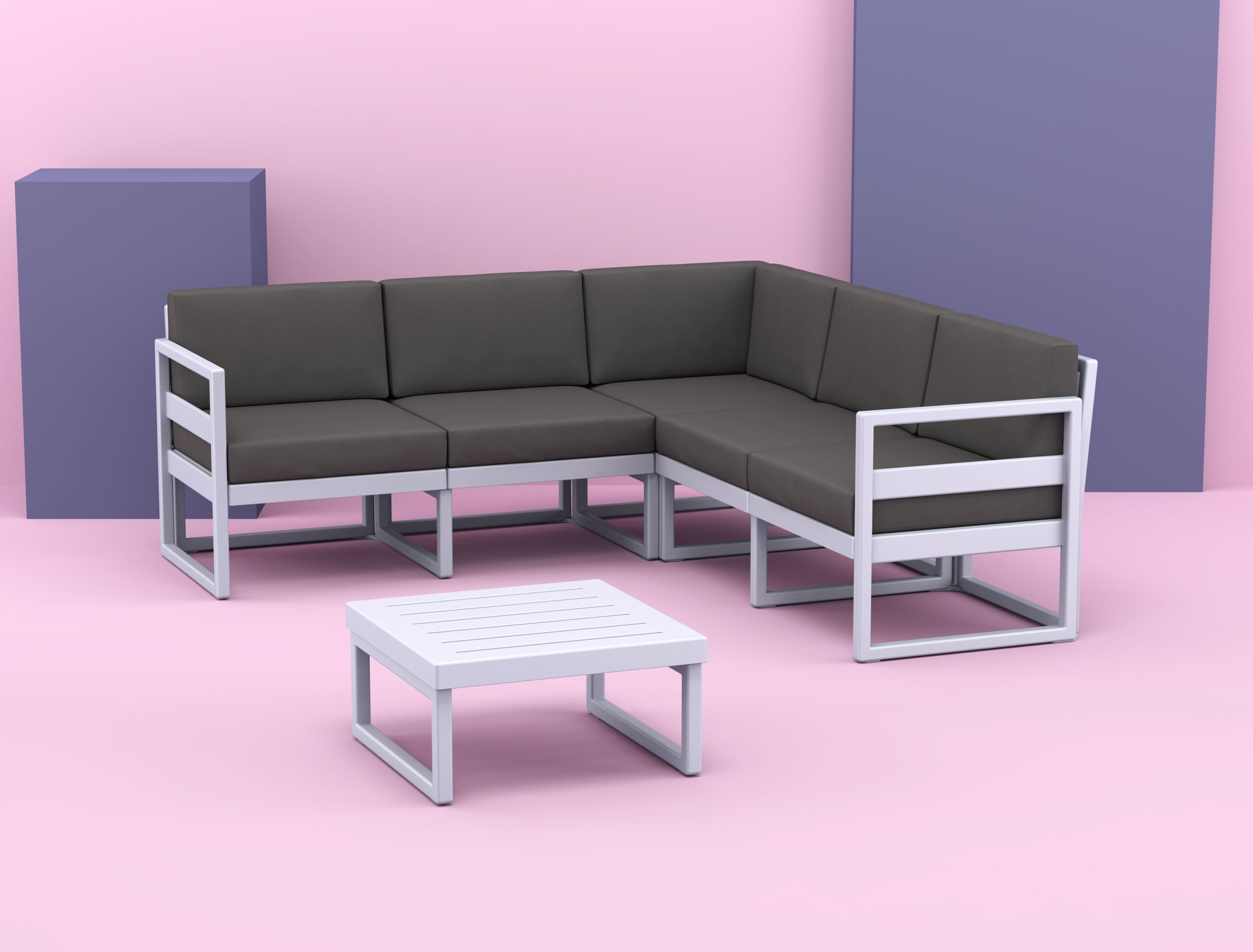 Mykonos Extension Part with Cushions