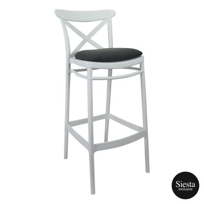 Cross Barstool Seat Cushion