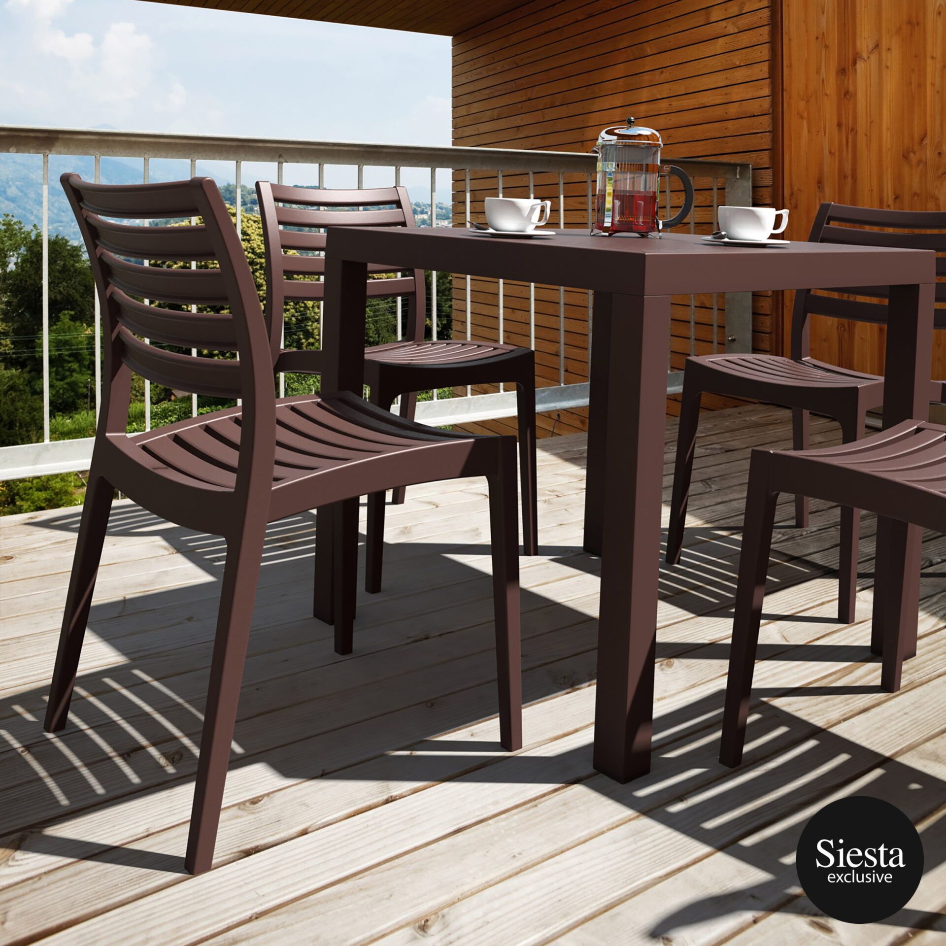 Ares 5 Piece Outdoor Table Setting - Image 14