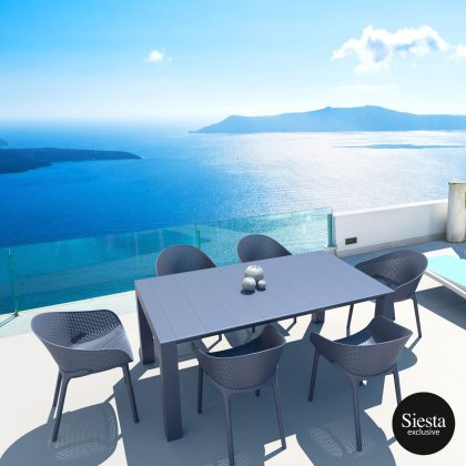 Vegas Outdoor 6 Seater Armchair Setting