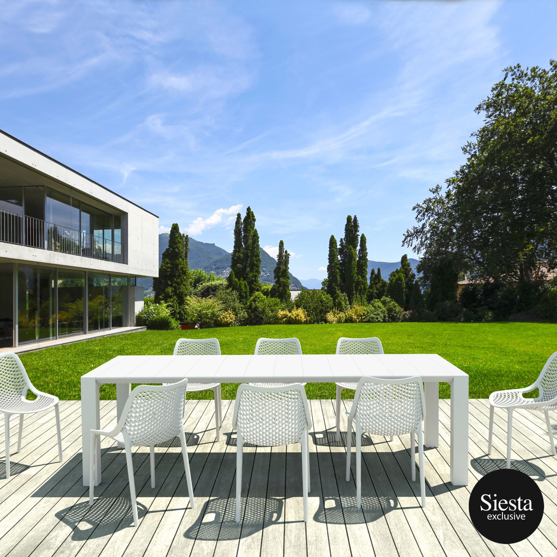 Vegas 8 Seater Dining Set with Air ChairB. - Image 15