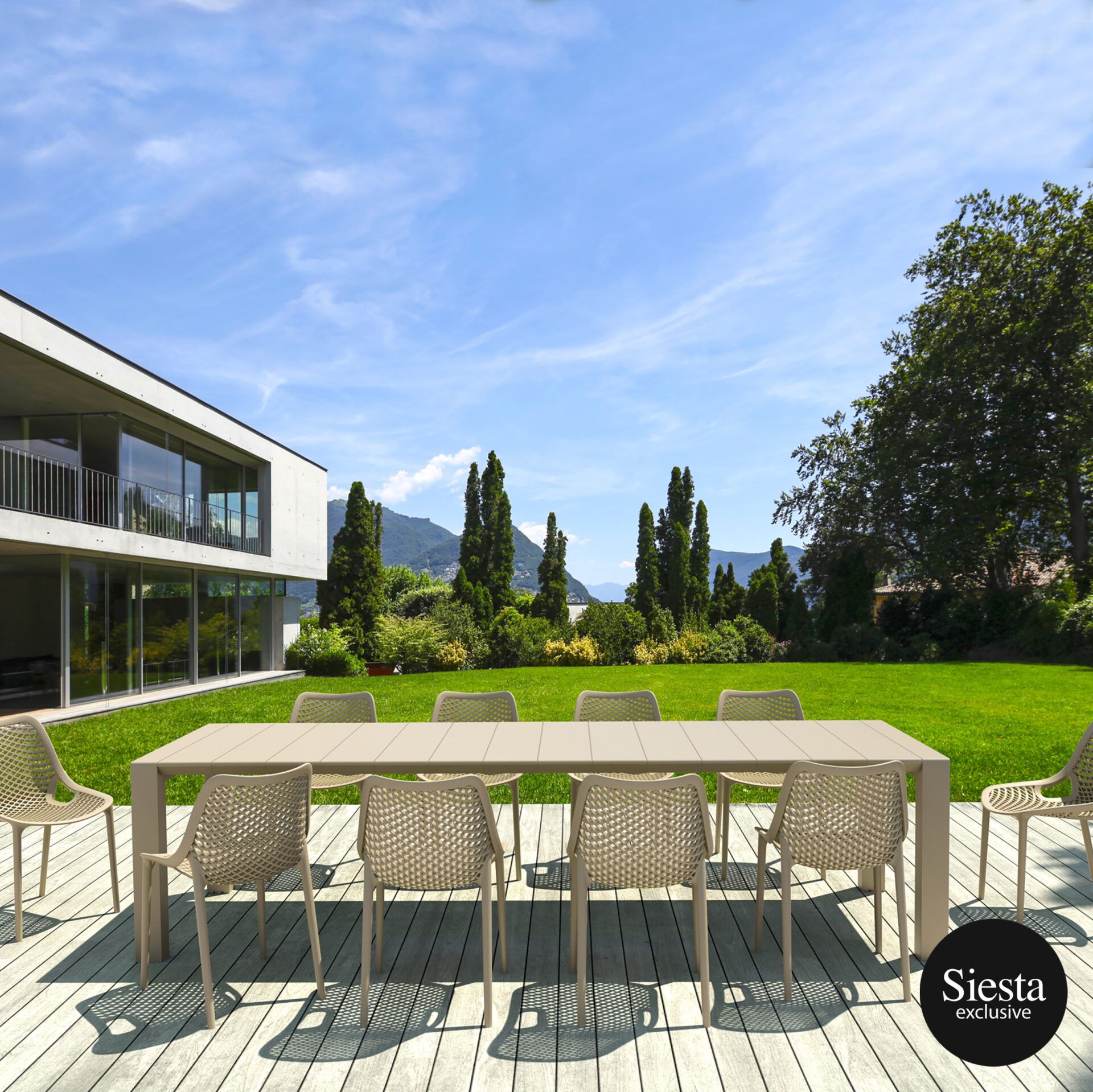 10 Seater Dining Set with Air ChairB