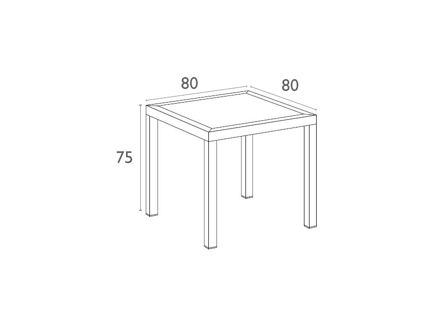 Orlando 80 Table (800x800) - Image 9