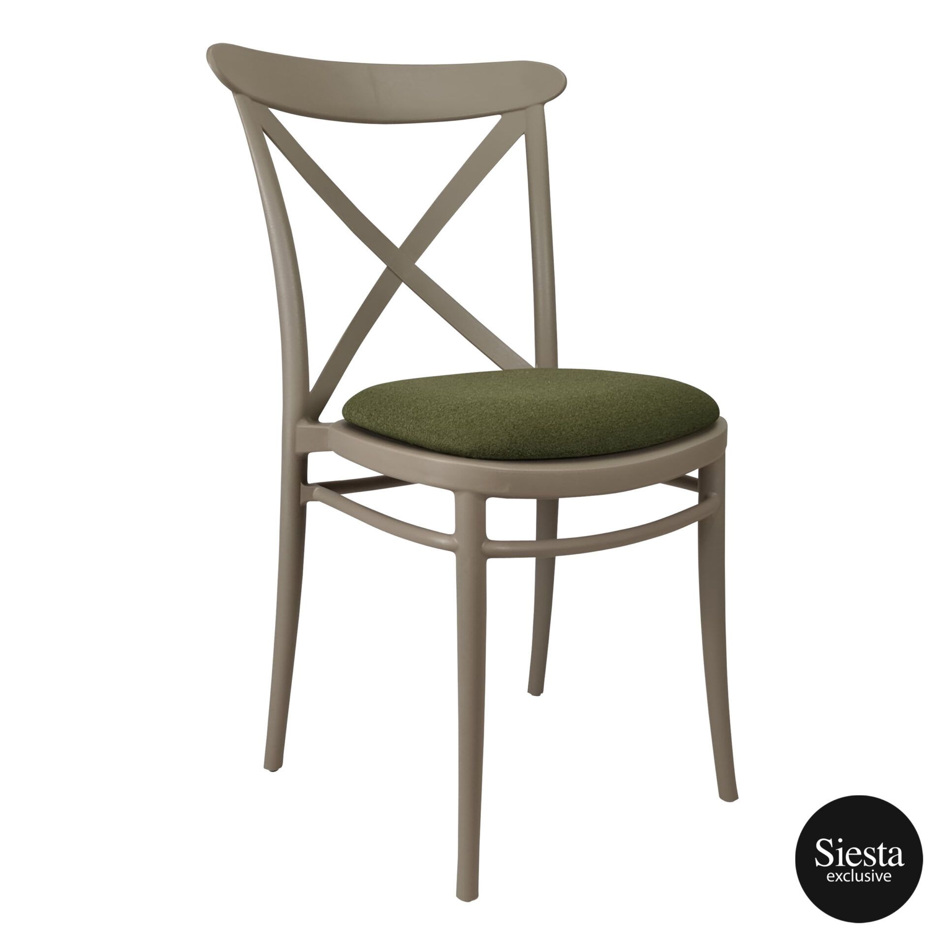 Cross Chair with Cushion - Image 5