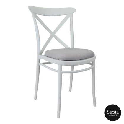 Cross Chair with Cushion