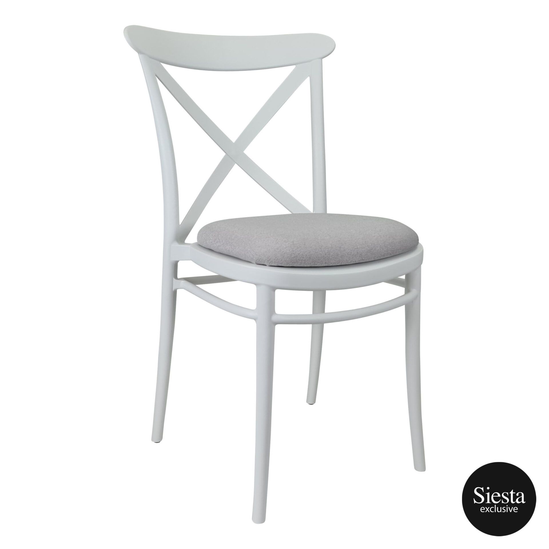 Cross Chair with Cushion
