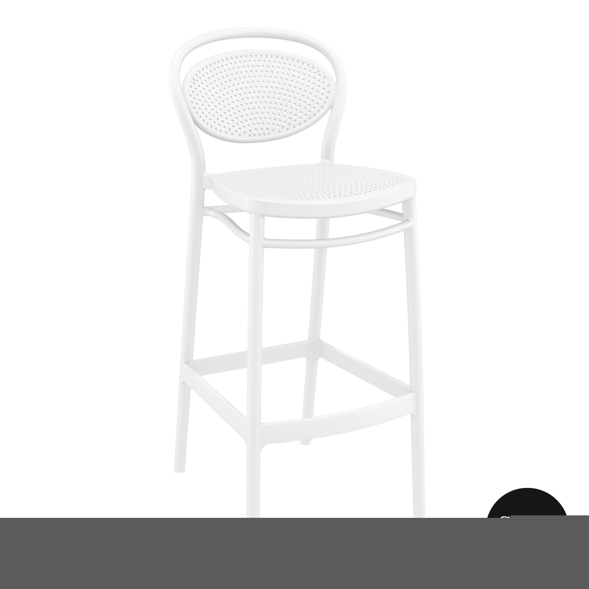 Sky Bar Table 3 Piece Set with Marcel 75 Barstools - Image 9