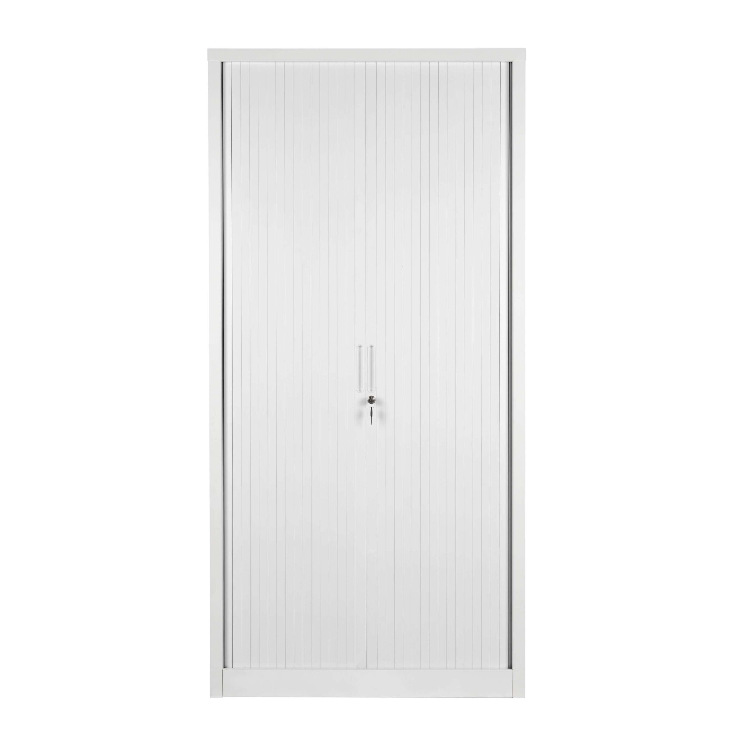 Metal Tambour Storage Cupboard - Image 3