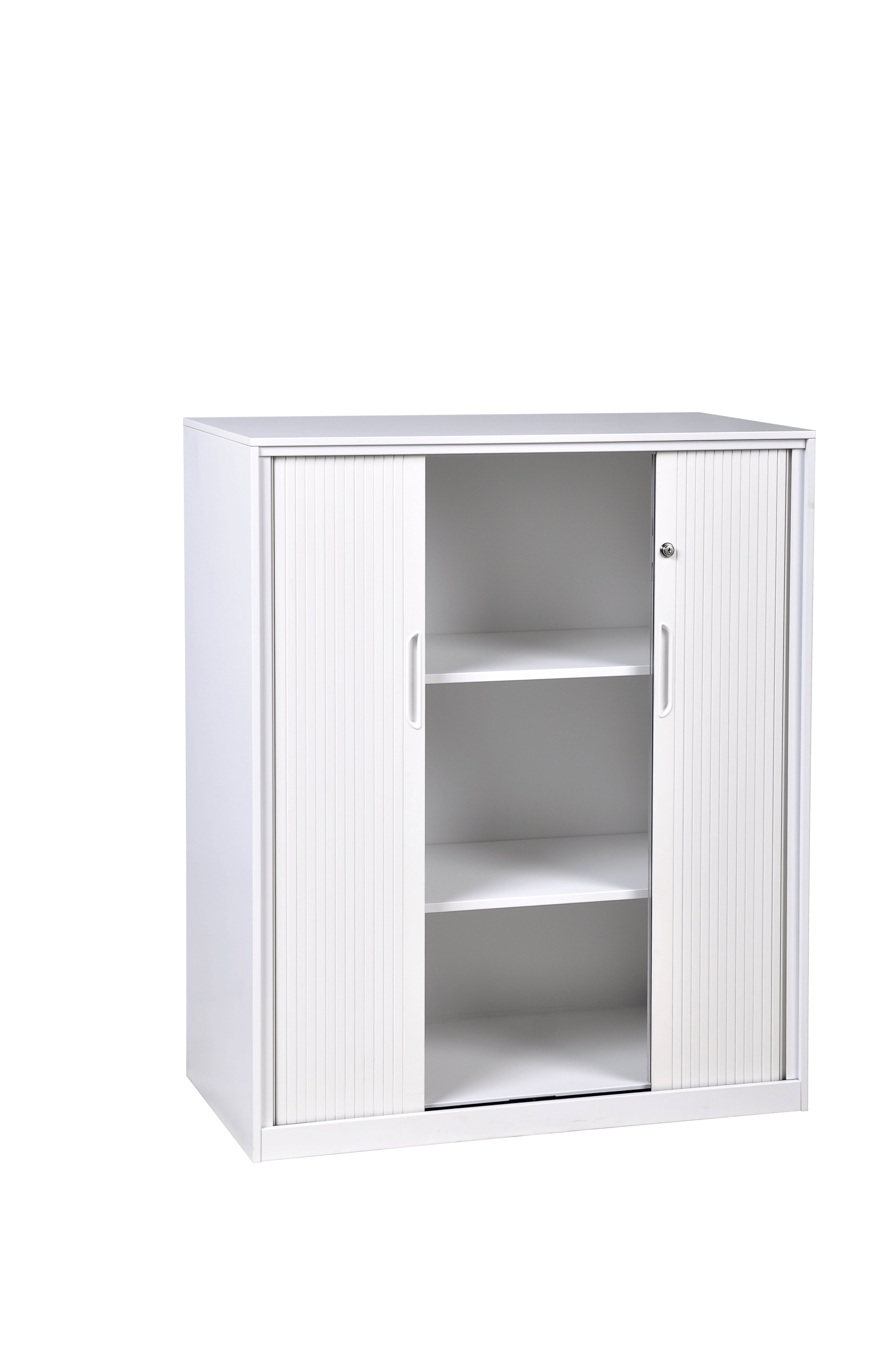 Metal Tambour Storage Cupboard