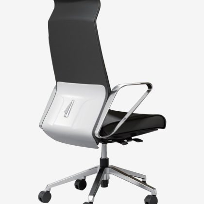 Dustin Leather Chair – High Back